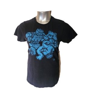 Robot Vs Care Bear Tshirt - Medium